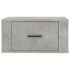 Betongrauer wandmontierter Nachttisch Vulturul 50x36x25cm