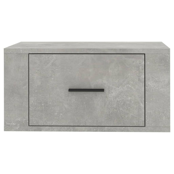 Betongrauer wandmontierter Nachttisch Vulturul 50x36x25cm