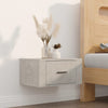 Betongrauer wandmontierter Nachttisch Vulturul 50x36x25cm
