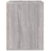 Grauer wandmontierter Nachttisch Naida 50x36x47cm