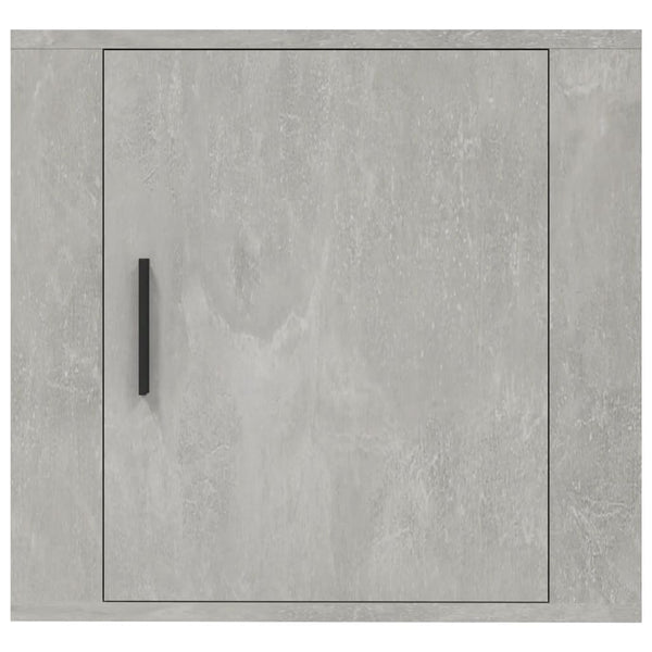 Wandmontierter Nachttisch Monserrat aus betongrauem Beton 50x30x47cm
