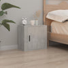 Wandmontierter Nachttisch Monserrat aus betongrauem Beton 50x30x47cm