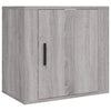 Grauer wandmontierter Nachttisch Monserrat 50x30x47cm