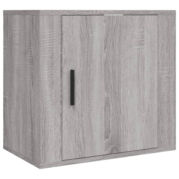 Grauer wandmontierter Nachttisch Monserrat 50x30x47cm