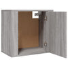 Grauer wandmontierter Nachttisch Monserrat 50x30x47cm