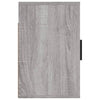 Grauer wandmontierter Nachttisch Monserrat 50x30x47cm