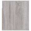 Harmaa seinäkiinnitettävät yöpöydät Wili 50x36x40cm (2 kpl sonoma)