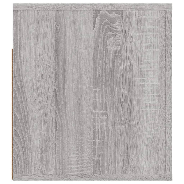 Harmaa seinäkiinnitettävät yöpöydät Wili 50x36x40cm (2 kpl sonoma)