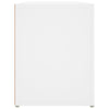 Weißer Schuhschrank Hore 100x35x45cm (Holz)