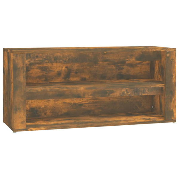 Schuhregal Räuchereiche Hore 100x35x45cm (Holz)