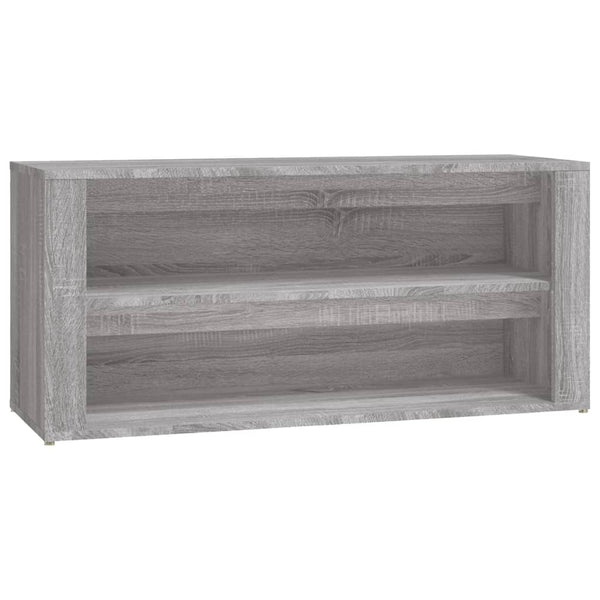 Graues Schuhregal Hore 100x35x45cm (Holz)
