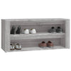Graues Schuhregal Hore 100x35x45cm (Holz)