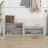 Betongrauer Schuhschrank Partiu 150x35x45cm (Holz)