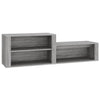 Grauer Schuhschrank Partiu 150x35x45cm (Holz)