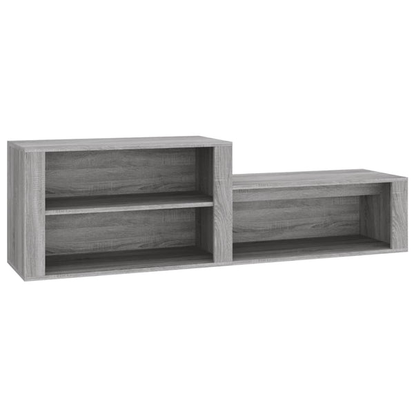 Grauer Schuhschrank Partiu 150x35x45cm (Holz)