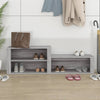 Grauer Schuhschrank Partiu 150x35x45cm (Holz)
