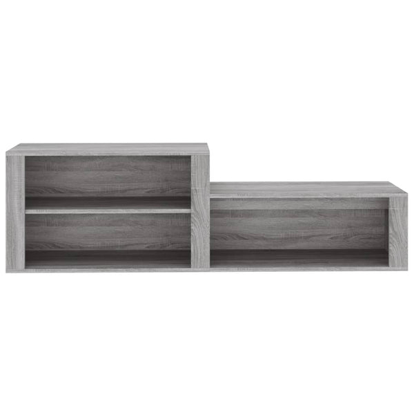 Grauer Schuhschrank Partiu 150x35x45cm (Holz)