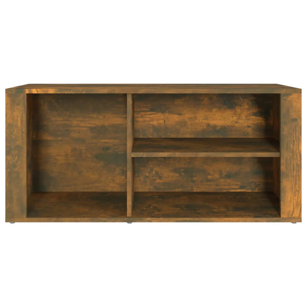 Schuhschrank Agvani aus Raucheiche 100x35x45cm (Holz)