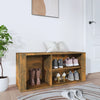 Schuhschrank Agvani aus Raucheiche 100x35x45cm (Holz)