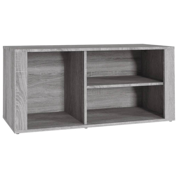 Grauer Schuhschrank Agvani 100x35x45cm (Holz)
