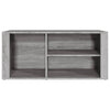 Grauer Schuhschrank Agvani 100x35x45cm (Holz)