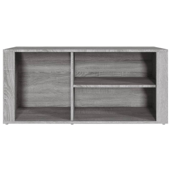 Grauer Schuhschrank Agvani 100x35x45cm (Holz)