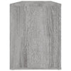 Grauer Schuhschrank Agvani 100x35x45cm (Holz)