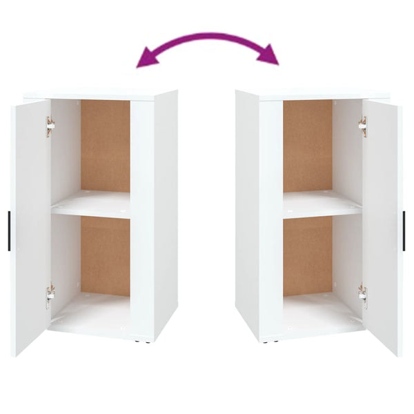 Weißes Sideboard Lulugi 40x33x70cm (Holz)