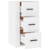 Weißes Sideboard Boata 40x33x70cm (Holz)