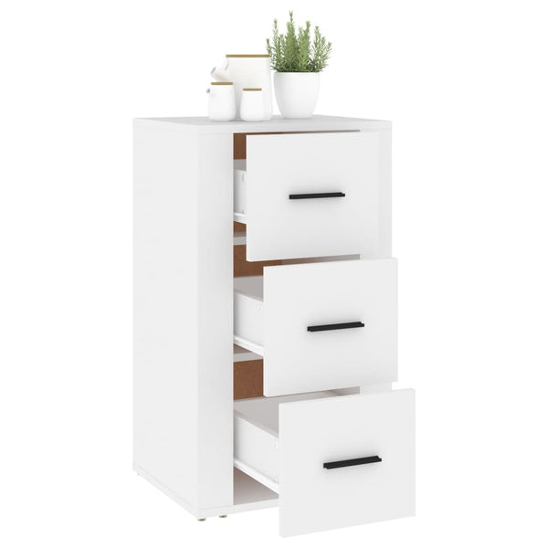 Weißes Sideboard Boata 40x33x70cm (Holz)