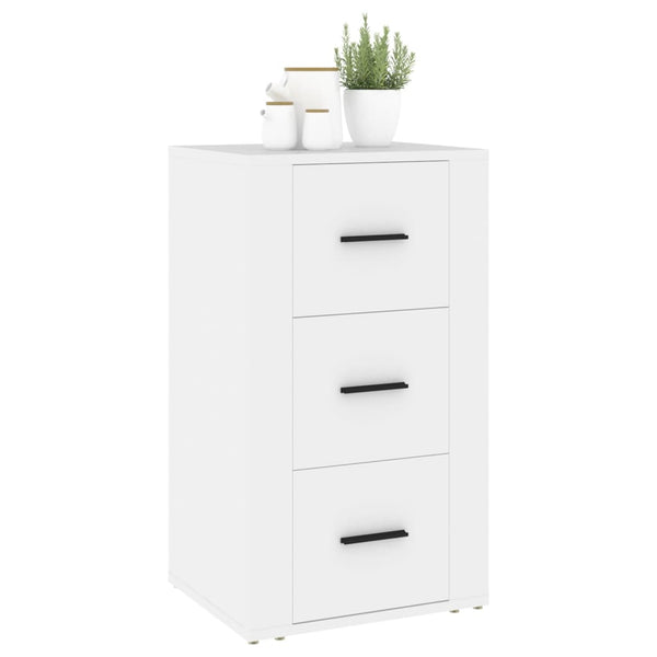 Weißes Sideboard Boata 40x33x70cm (Holz)