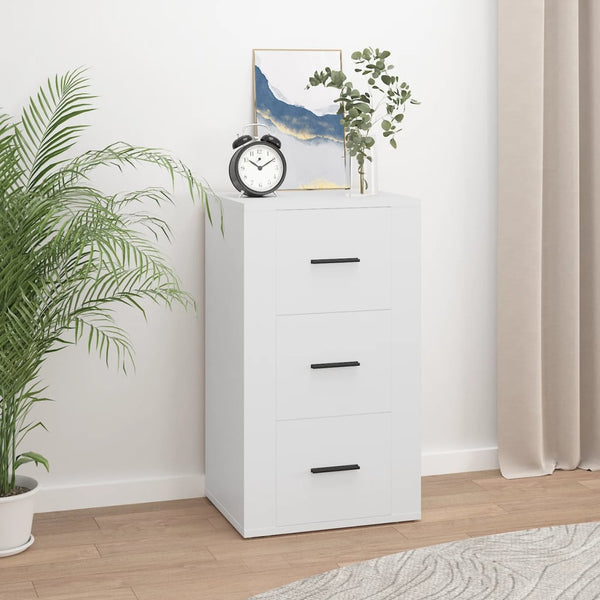 Weißes Sideboard Boata 40x33x70cm (Holz)