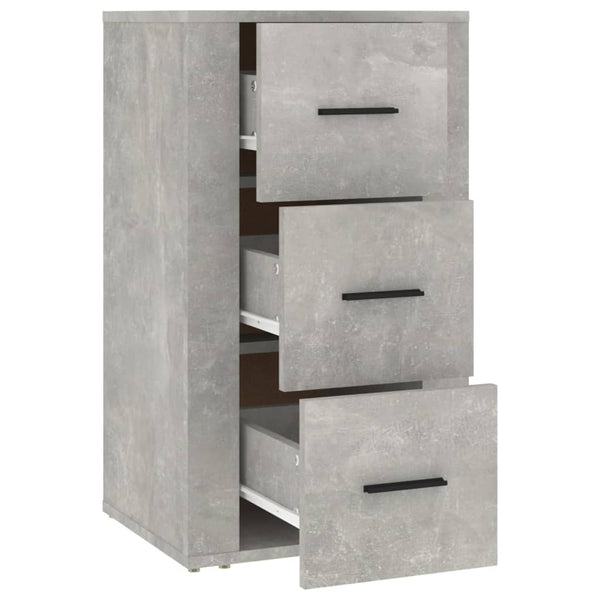 Sideboard Boata 40x33x70cm, betongrau (Holz)
