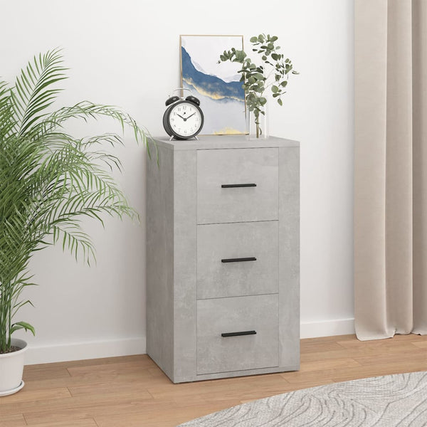 Sideboard Boata 40x33x70cm, betongrau (Holz)