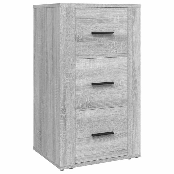 Graues Sideboard Boata 40x33x70cm (Holz)