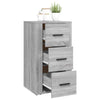 Graues Sideboard Boata 40x33x70cm (Holz)