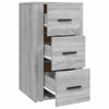 Graues Sideboard Boata 40x33x70cm (Holz)