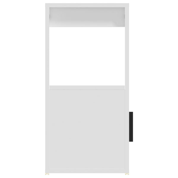 Valkoinen senkki Tatel 80x30x60cm (puinen)