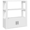 Weißes Sideboard Aliont 80x30x90cm (Holz)