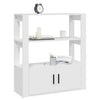 Weißes Sideboard Aliont 80x30x90cm (Holz)