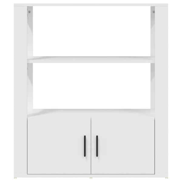 Weißes Sideboard Aliont 80x30x90cm (Holz)