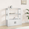 Weißes Sideboard Aliont 80x30x90cm (Holz)