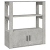Betongraues Sideboard Aliont 80x30x90cm (Holz)