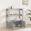 Betongraues Sideboard Aliont 80x30x90cm (Holz)