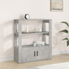 Betongraues Sideboard Aliont 80x30x90cm (Holz)