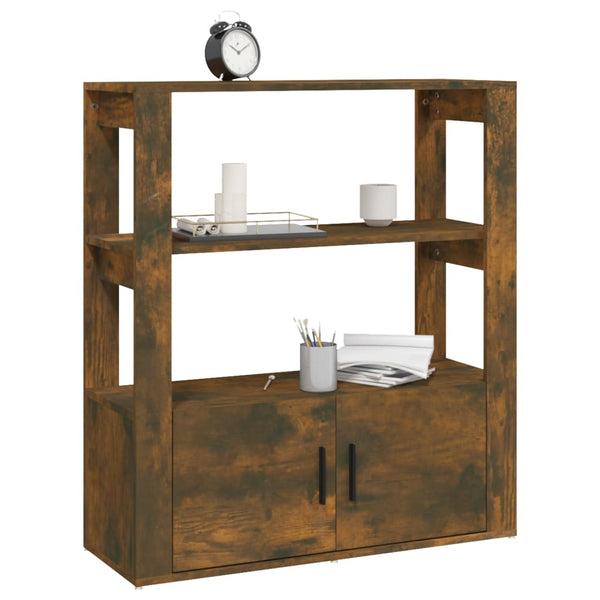 Sideboard Räuchereiche Aliont 80x30x90cm (Holz)