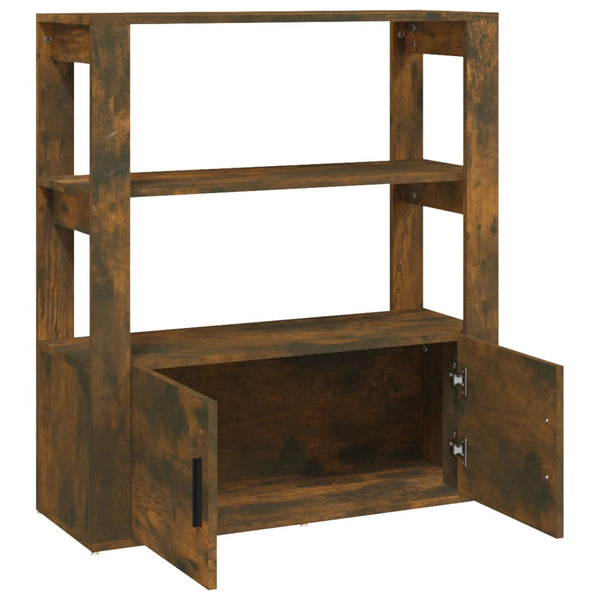 Sideboard Räuchereiche Aliont 80x30x90cm (Holz)