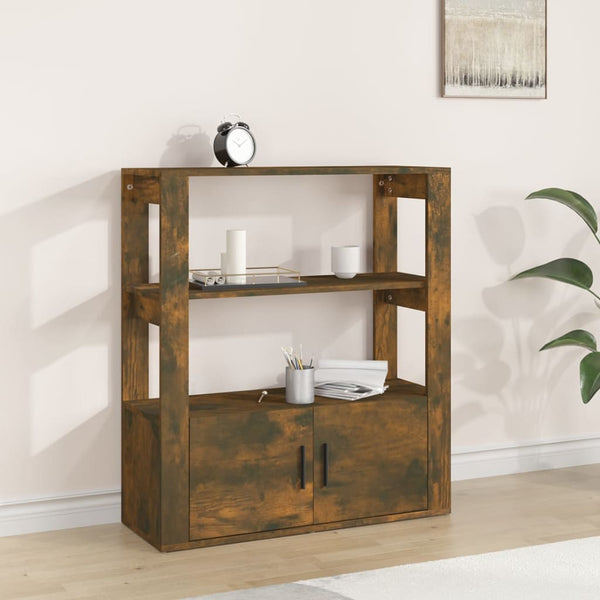 Sideboard Räuchereiche Aliont 80x30x90cm (Holz)