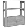 Harmaa senkki Aliont 80x30x90cm (puinen)