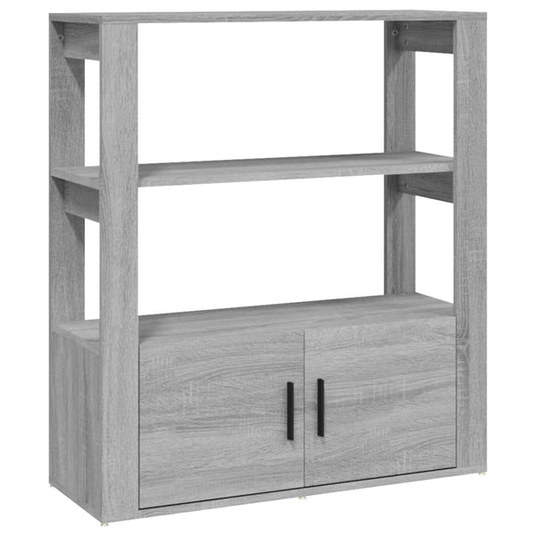 Harmaa senkki Aliont 80x30x90cm (puinen)